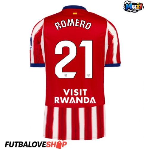 Dres Atletico Madrid Cristian Romero #21 Domáci 2026-27 Krátky Rukáv